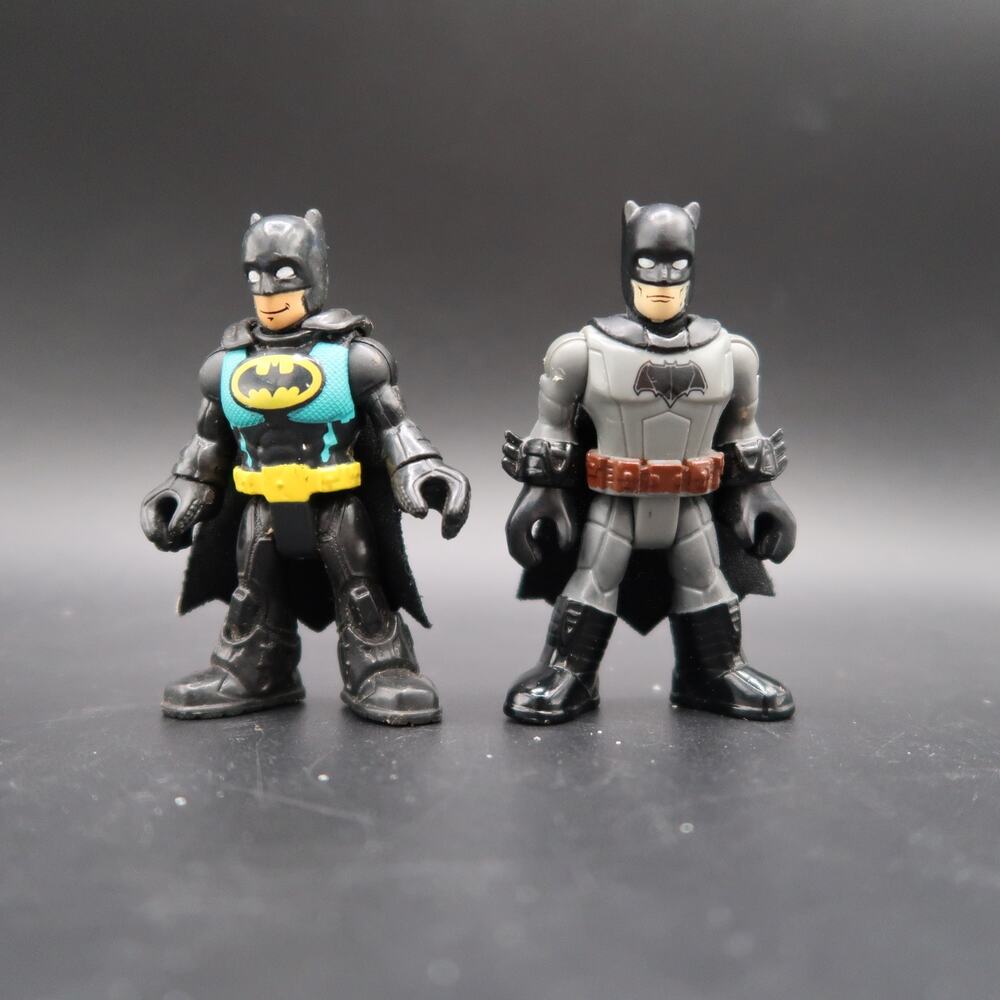 Imaginext DC Super Friends Batman Set of 2 Black Blue Chest Black Gray S13 S15